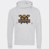 Cross neck hoodie Thumbnail