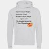 Cross neck hoodie Thumbnail