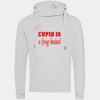 Cross neck hoodie Thumbnail