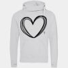 Cross neck hoodie Thumbnail