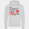 Cross neck hoodie Thumbnail