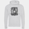 Cross neck hoodie Thumbnail
