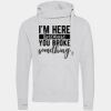 Cross neck hoodie Thumbnail