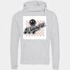 Cross neck hoodie Thumbnail