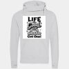 Cross neck hoodie Thumbnail