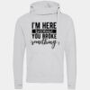 Cross neck hoodie Thumbnail