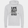 Cross neck hoodie Thumbnail