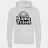 Cross neck hoodie Thumbnail