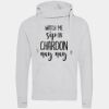 Cross neck hoodie Thumbnail