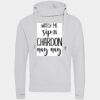 Cross neck hoodie Thumbnail