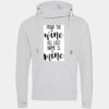 Cross neck hoodie Thumbnail