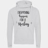 Cross neck hoodie Thumbnail