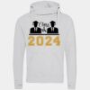 Cross neck hoodie Thumbnail