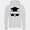 Cross neck hoodie Thumbnail