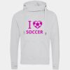 Cross neck hoodie Thumbnail