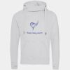 Cross neck hoodie Thumbnail